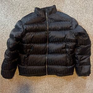 Black Puffer Jacket Dior
